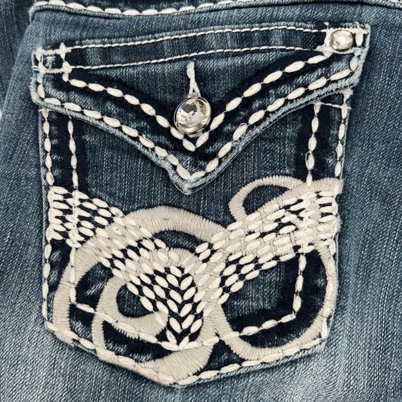 DownEast Embellished Pockets Boot Cut Jeans Size 27 Women’s - Picture 6 of 6